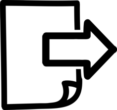 Next Page Hand Drawn Symbol Laser Cut Svg File, Free Vectors File
